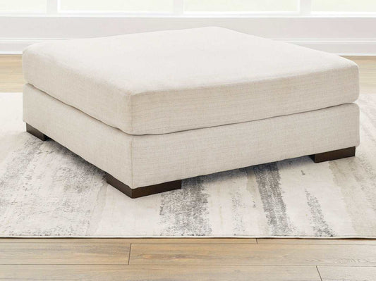 Lyndeboro Natural Oversized Accent Ottoman