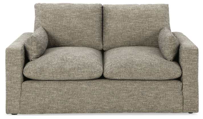 Dramatic Granite Fabric Living Room Set / 2pc