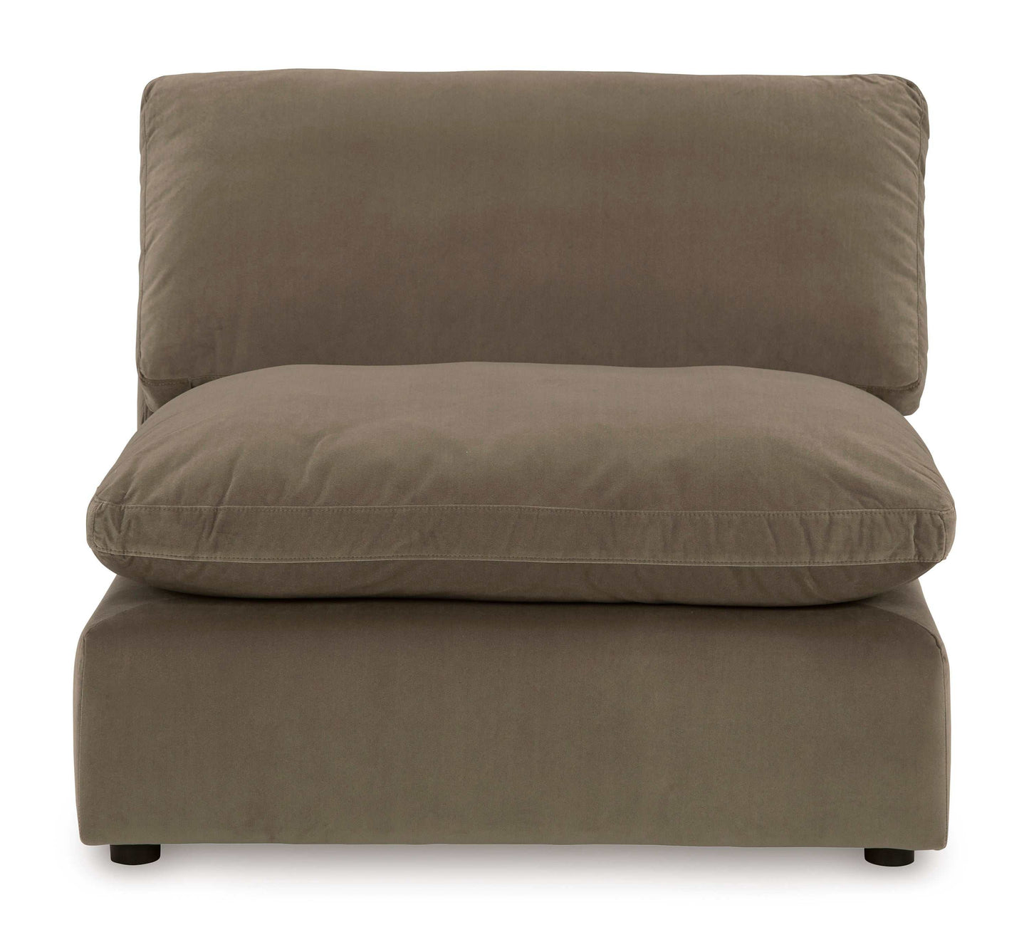 Sophie Cocoa Velvet Modular 3pc LAF Chaise Sectional