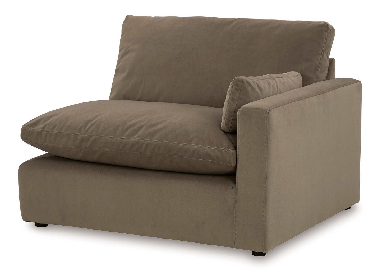 Sophie Cocoa Velvet Modular 3pc LAF Chaise Sectional