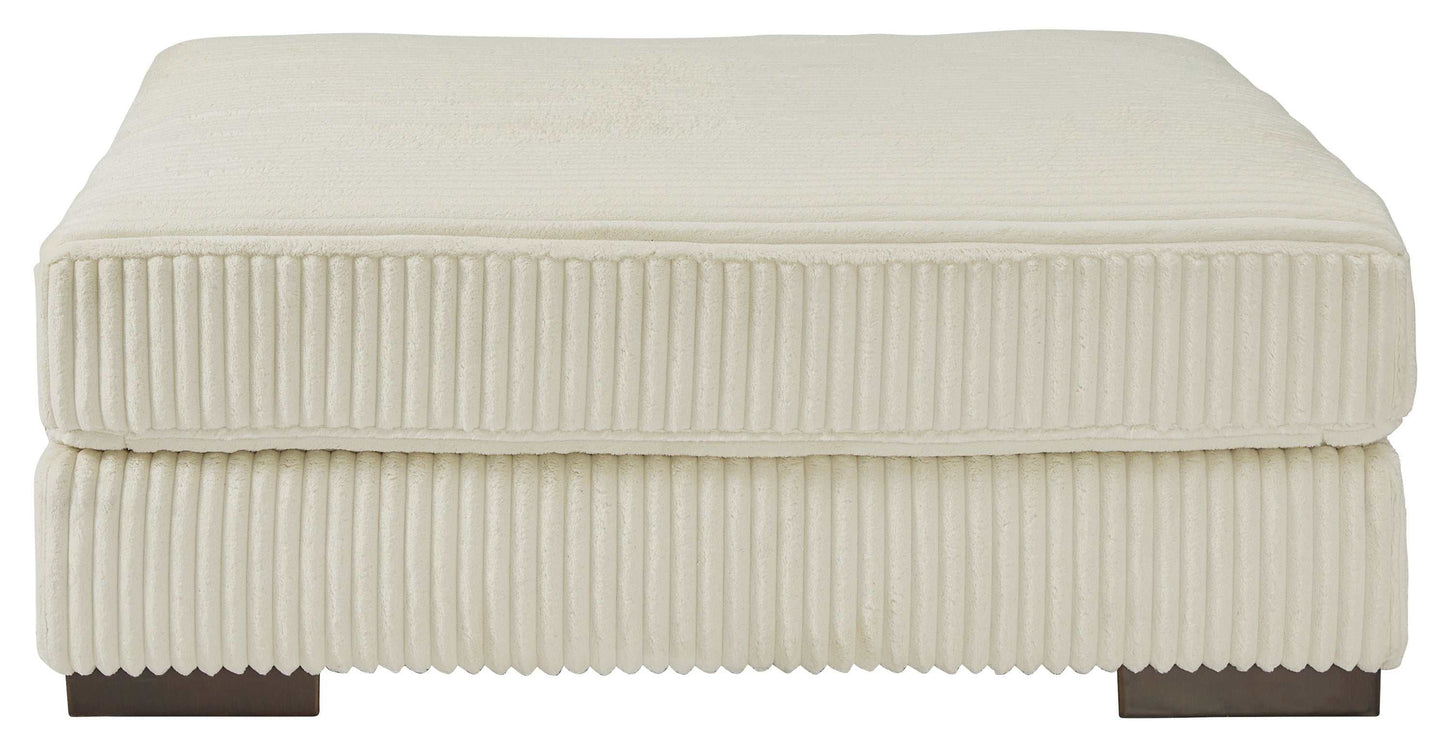 Lindyn Ivory Oversized Accent Ottoman