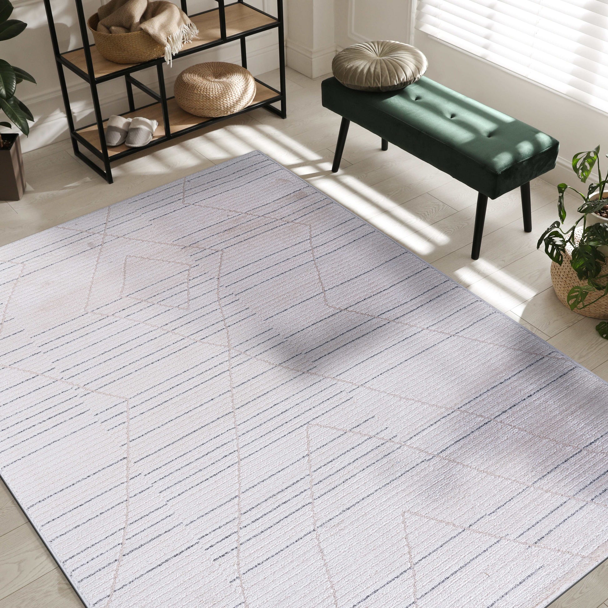 Matisse Woven Non-Slip Indoor Area Rug - Ornate Home