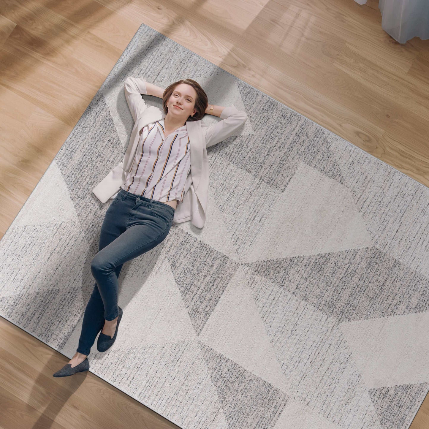Matisse Woven Non-Slip Indoor Area Rug - Ornate Home
