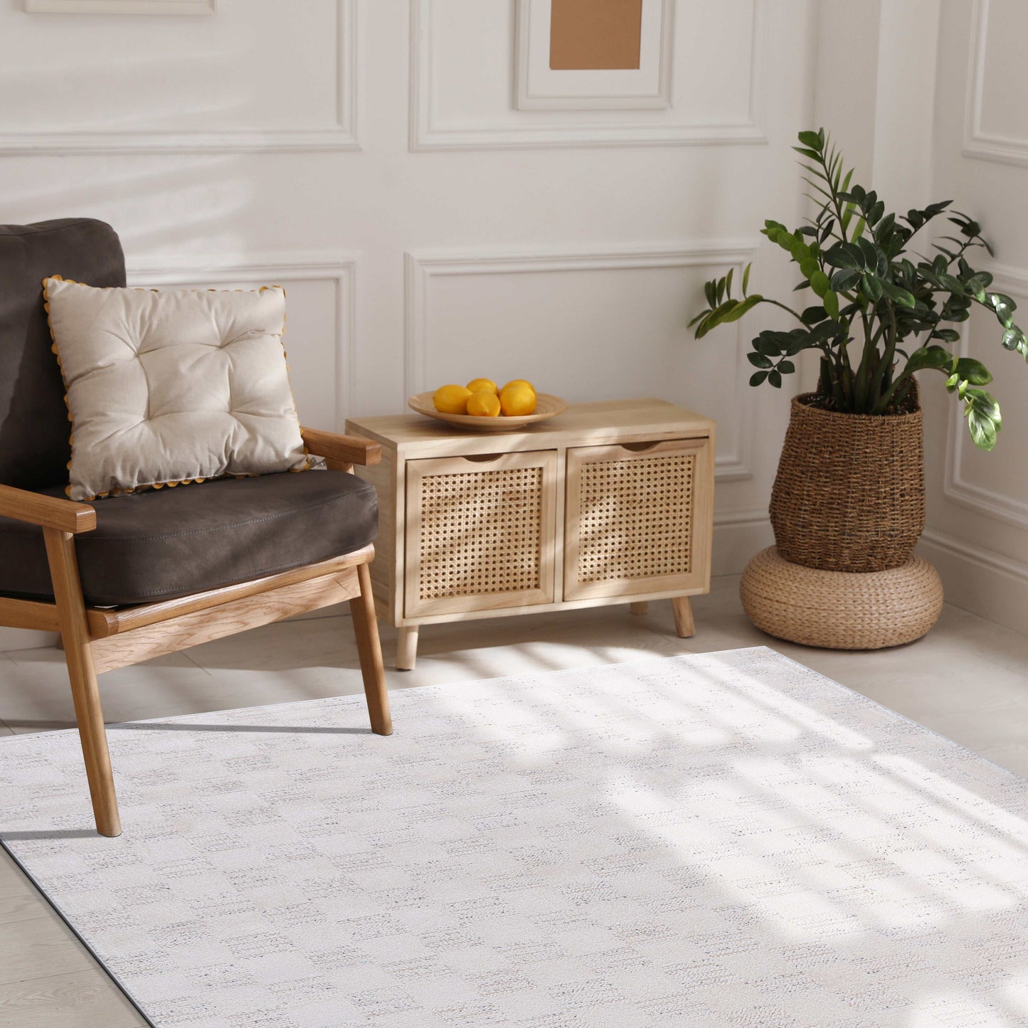 Matisse Woven Non-Slip Indoor Area Rug - Ornate Home