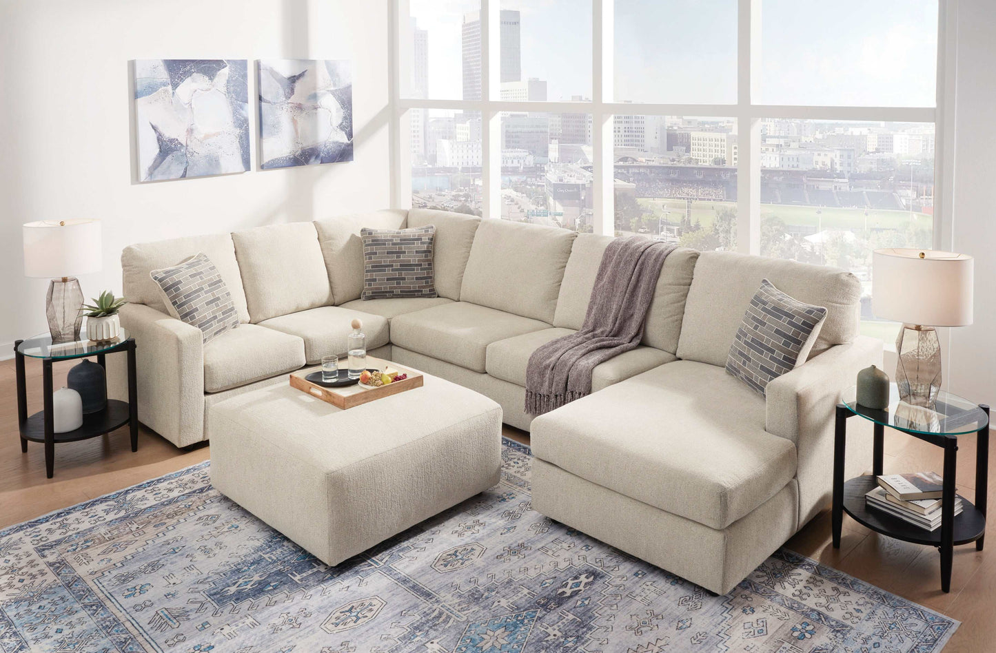 Edenfield Oversized Accent Ottoman
