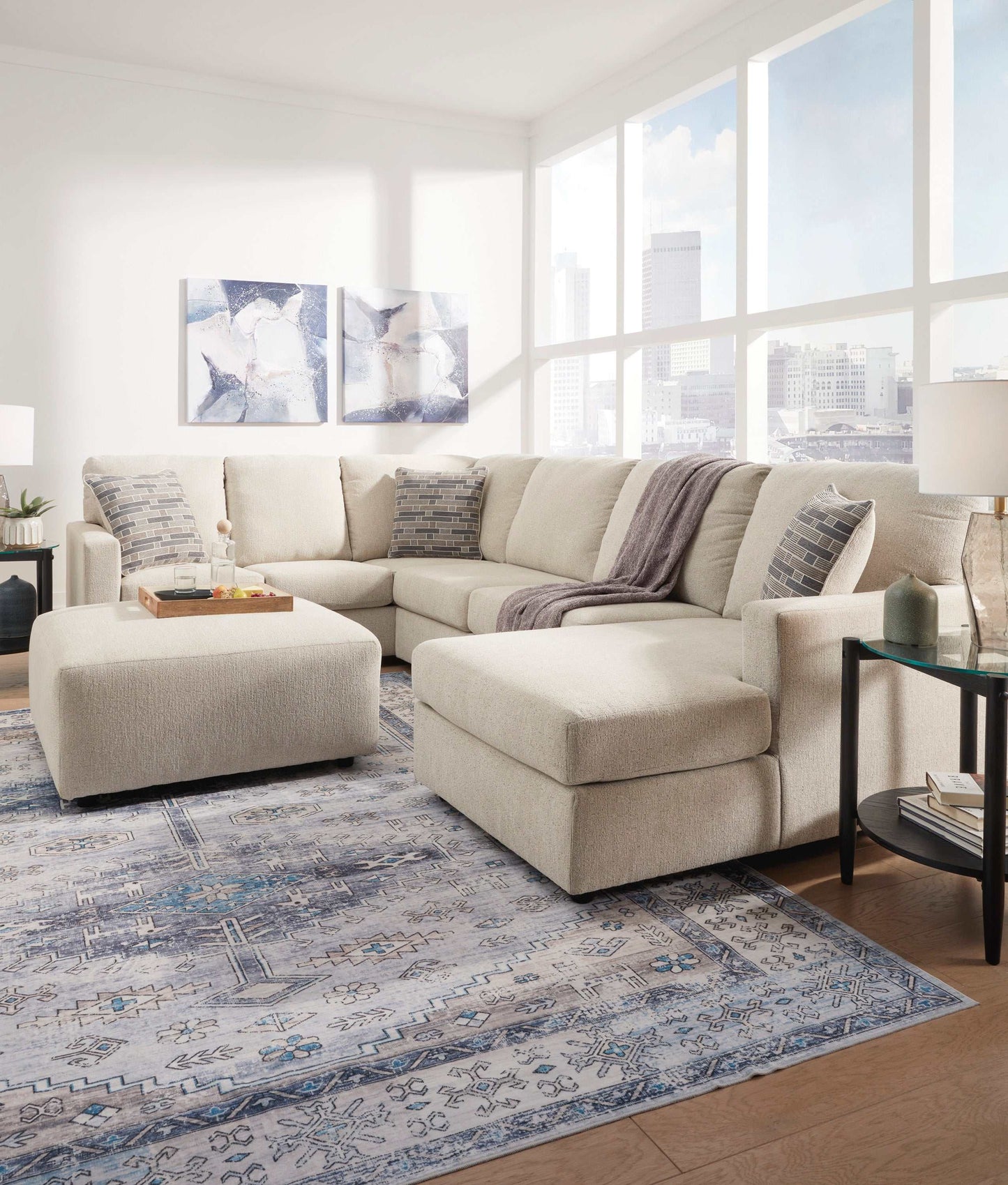 Edenfield Oversized Accent Ottoman