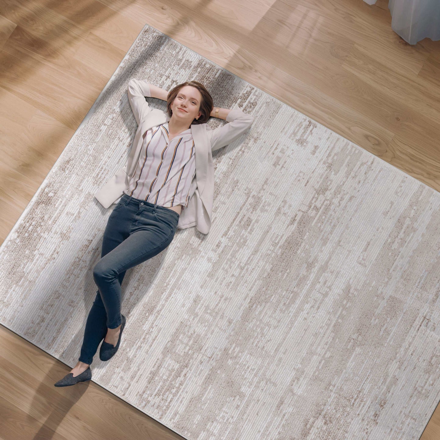 Pastoral Woven Non-Slip Indoor Area Rug - Ornate Home