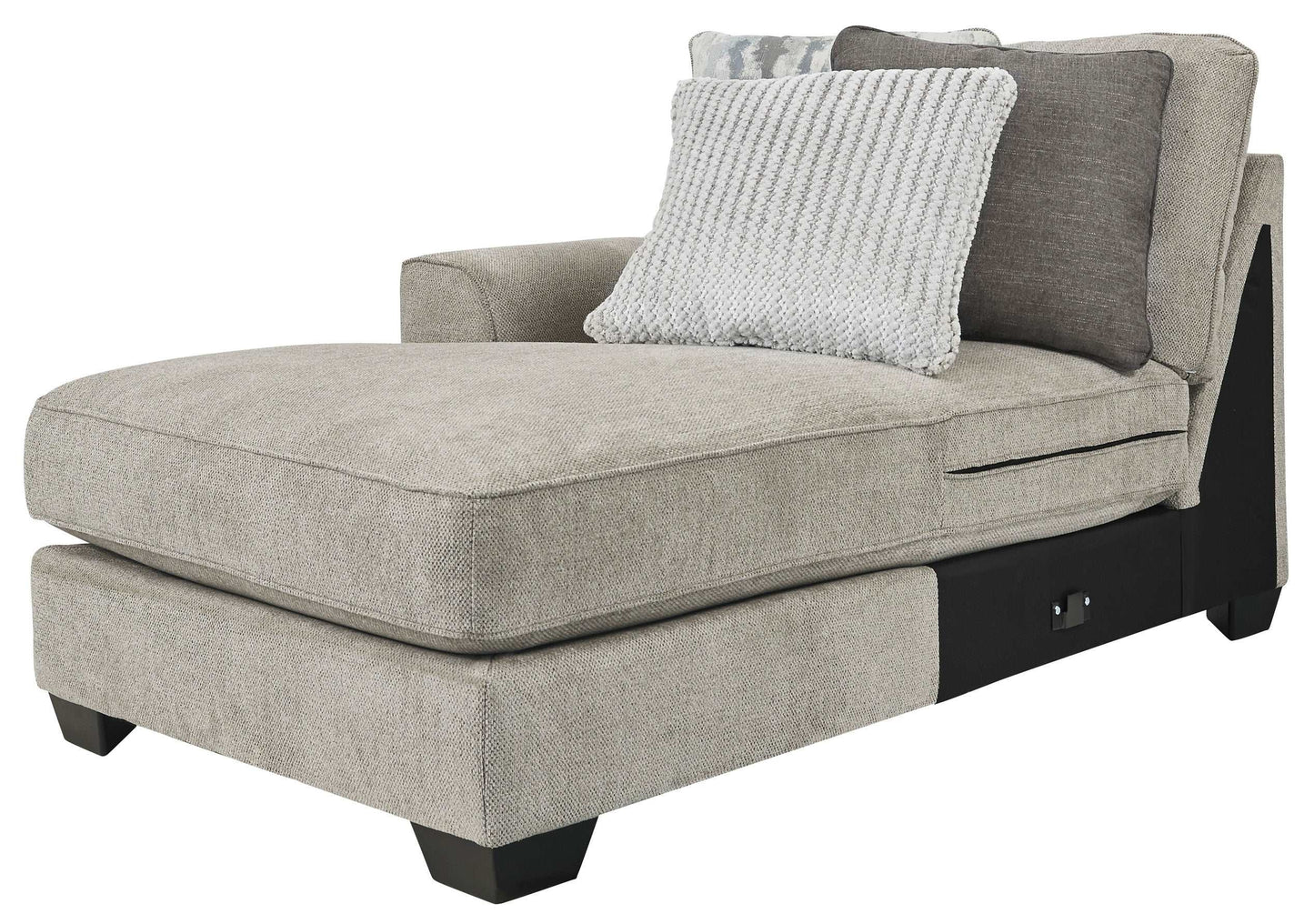 Ardsley Pewter 2pc LAF Sectional w/ RAF Loveseat
