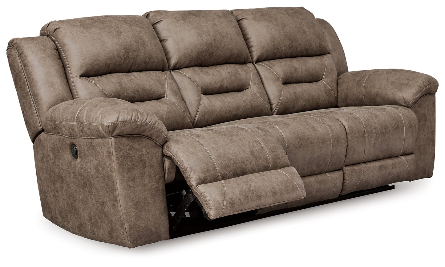 Stoneland Fossil Power Reclining Sofa and Loveseat