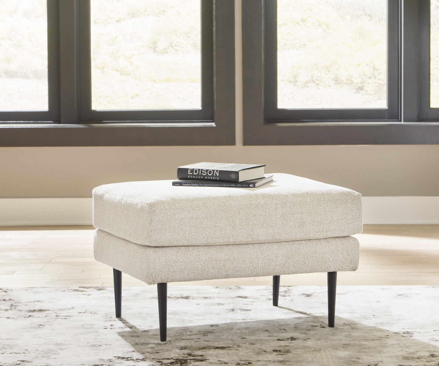 Hazela Sandstone Chair and Ottoman