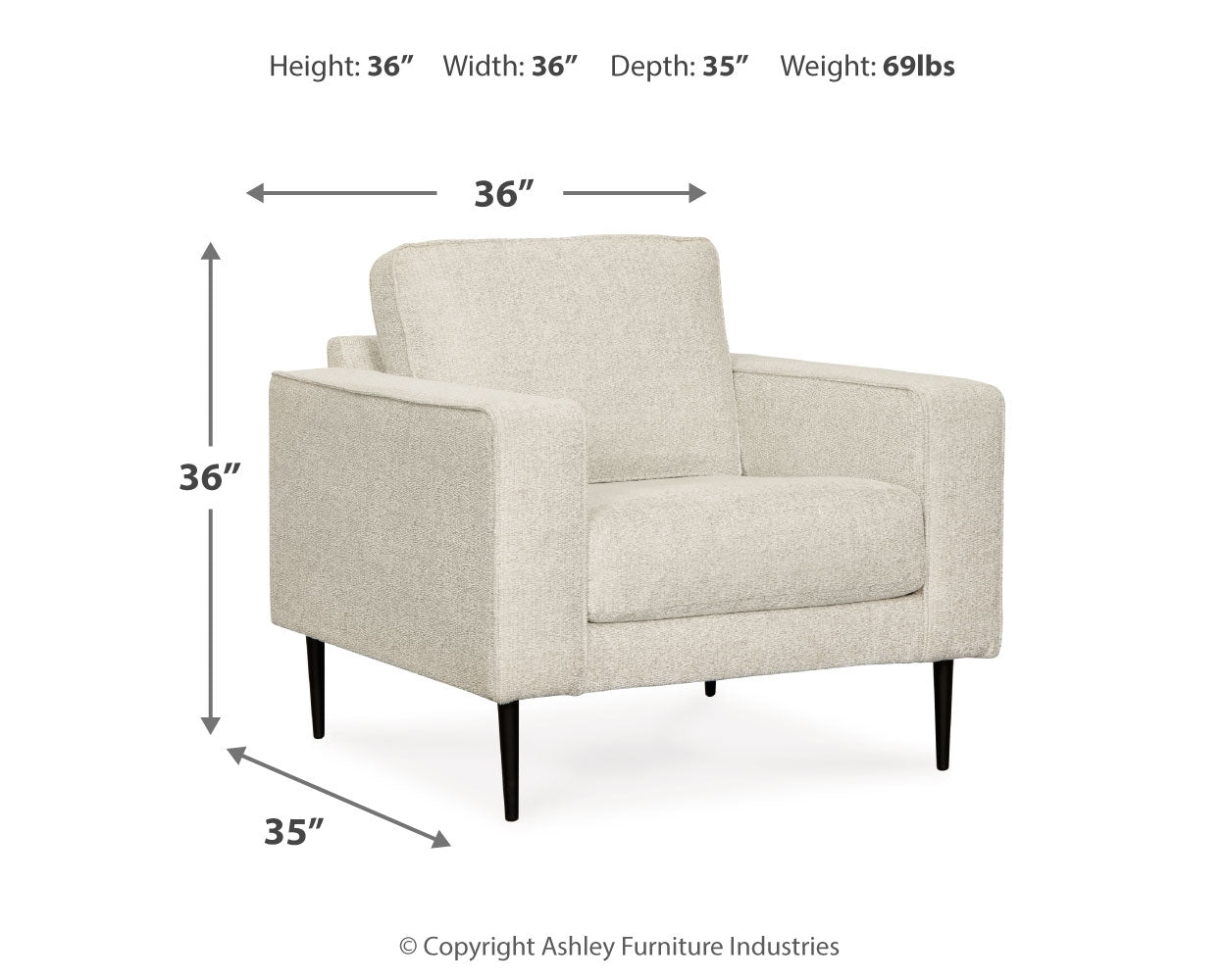 Hazela Sandstone Chair and Ottoman
