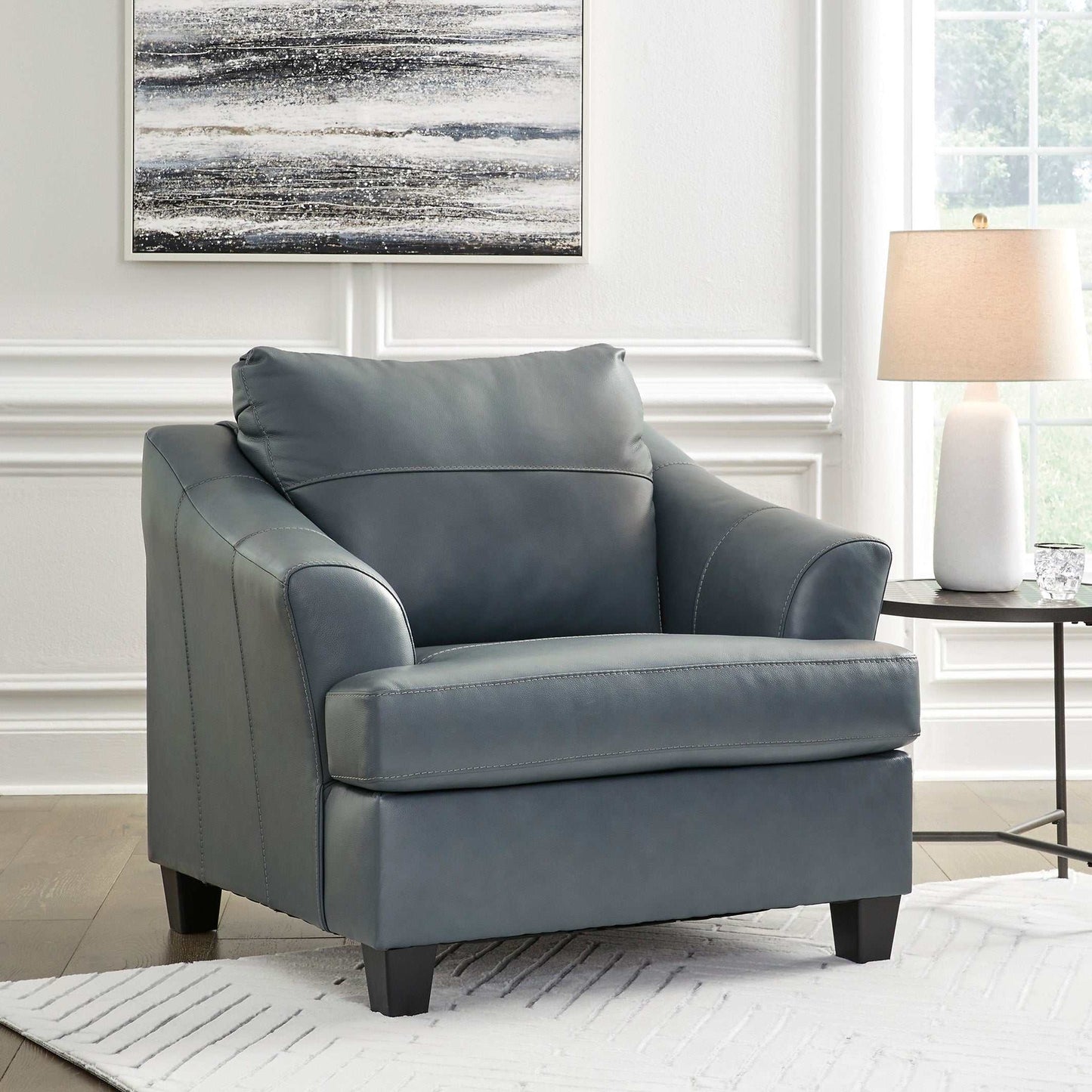 Genoa Leather Oversized Chair