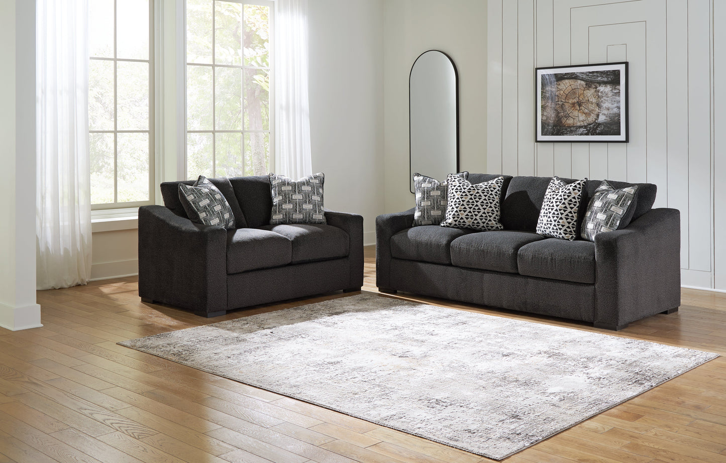 Wryenlynn Onyx Sofa and Loveseat