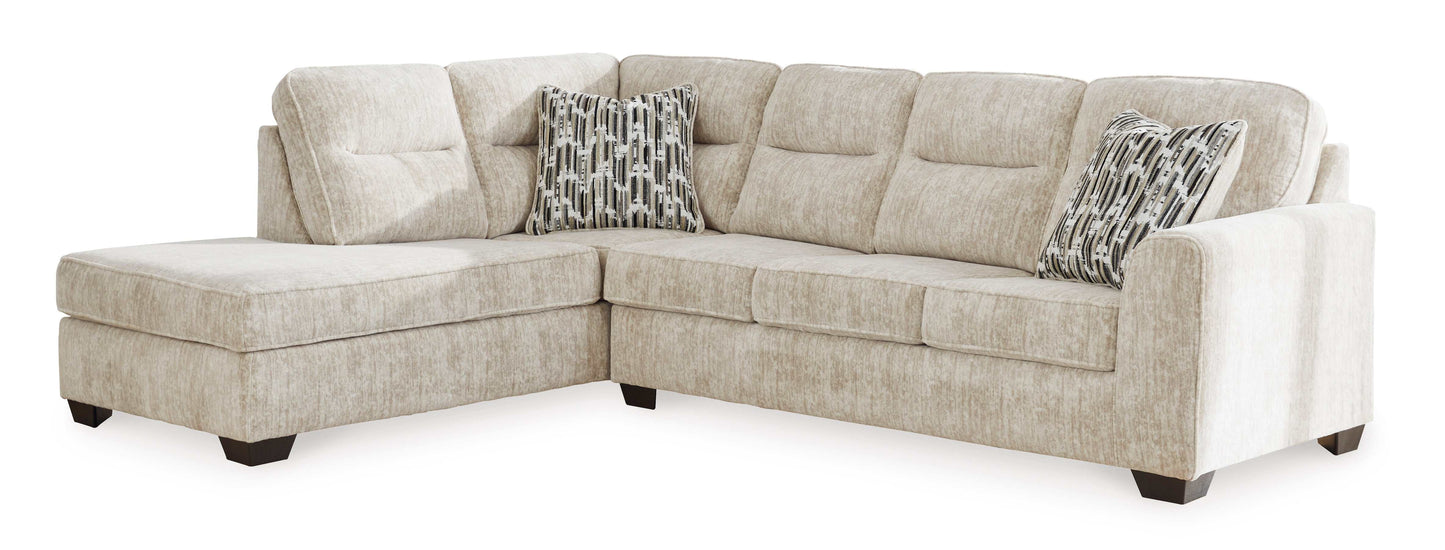 Lonoke Parchment 2pc LAF Chaise Sectional