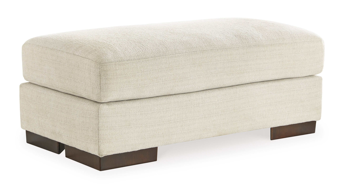 Maggie Birch Oversized Chair & Ottoman Set