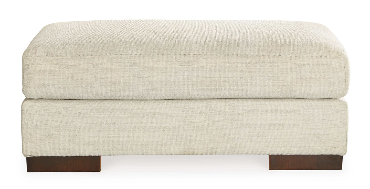Maggie Birch Oversized Chair & Ottoman Set