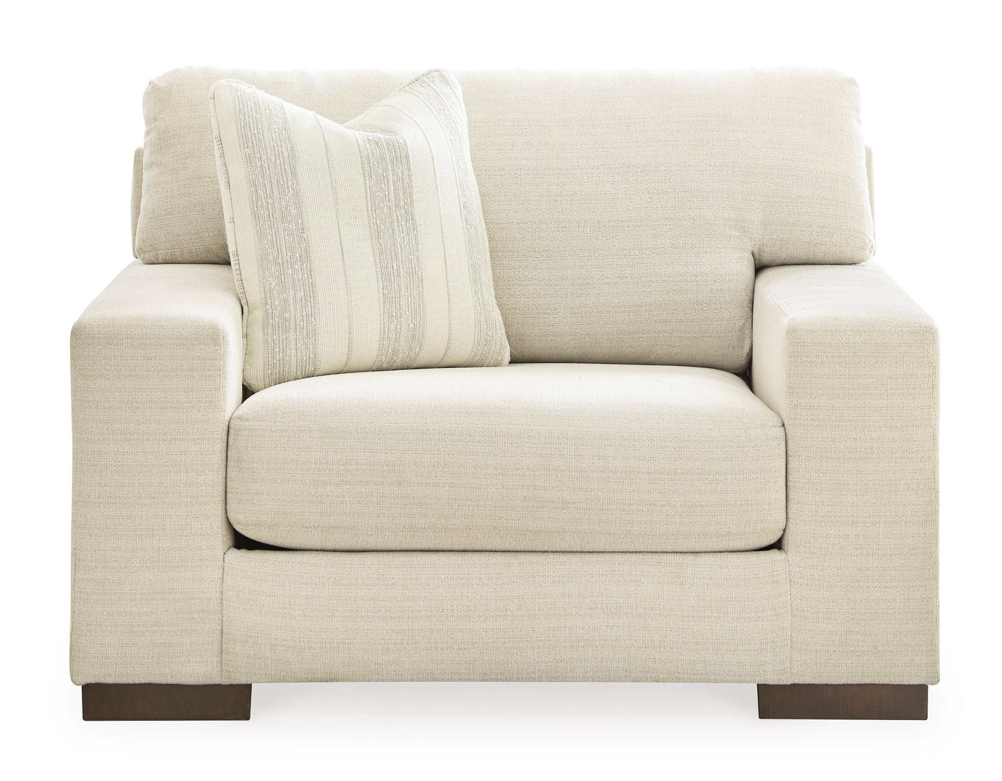 Maggie Birch Oversized Chair & Ottoman Set