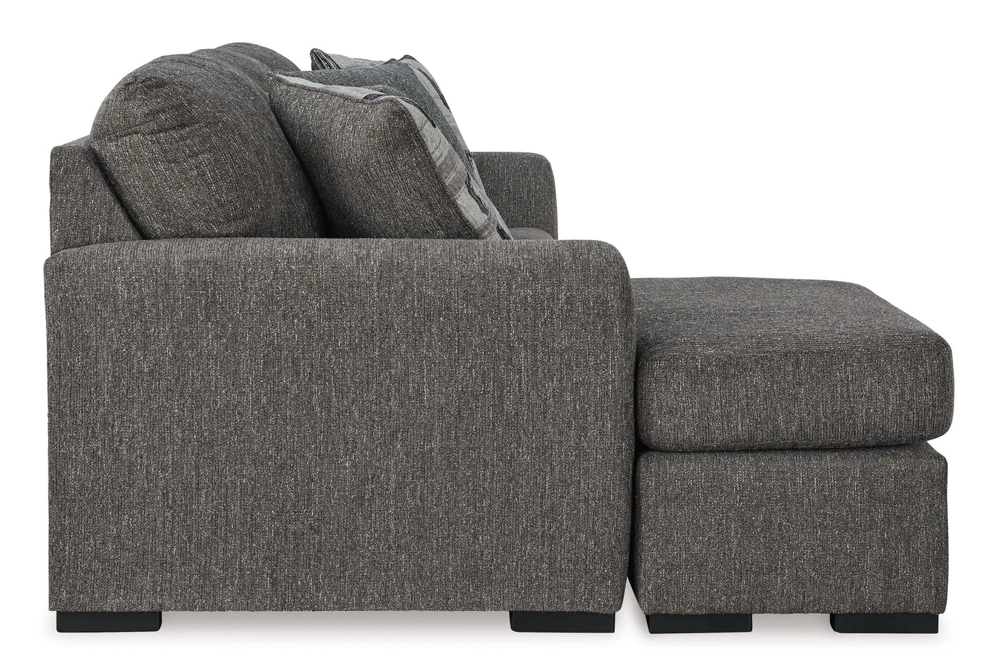 Gardiner Pewter Reversible Sofa Chaise
