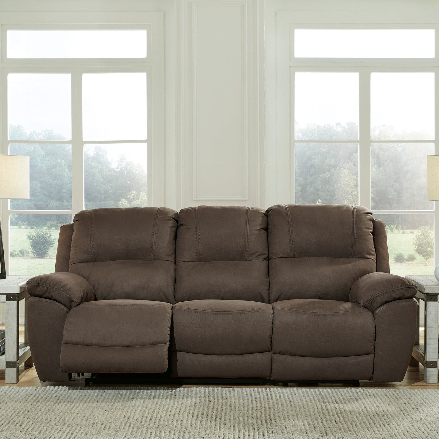 Next-Gen Gaucho Espresso Manual Reclining Sofa