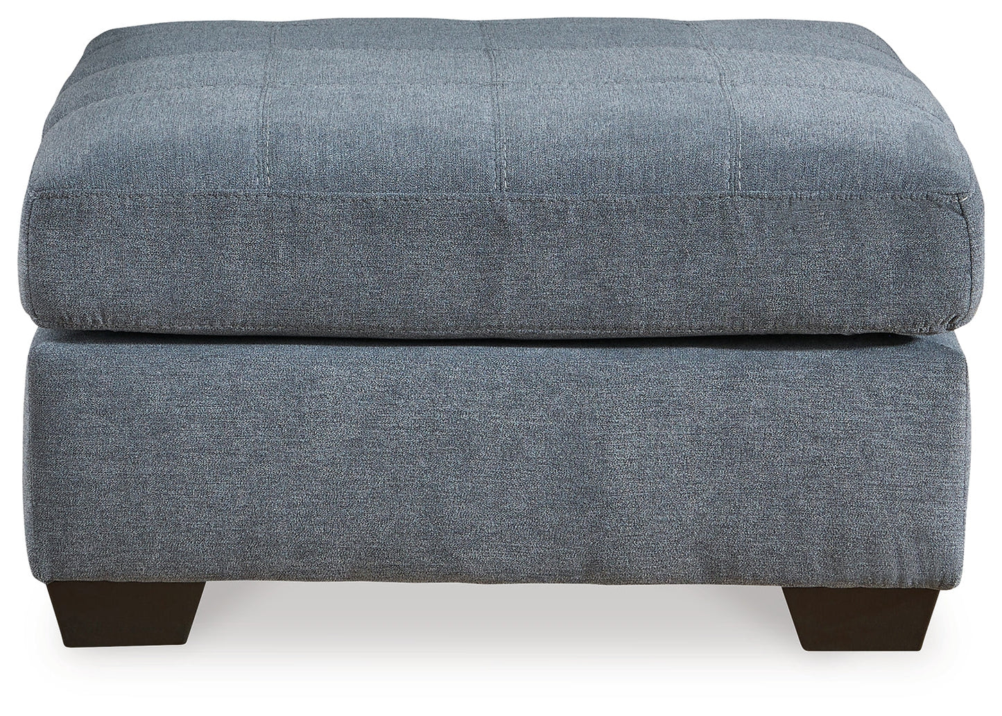 Marleton Denim Oversized Accent Ottoman