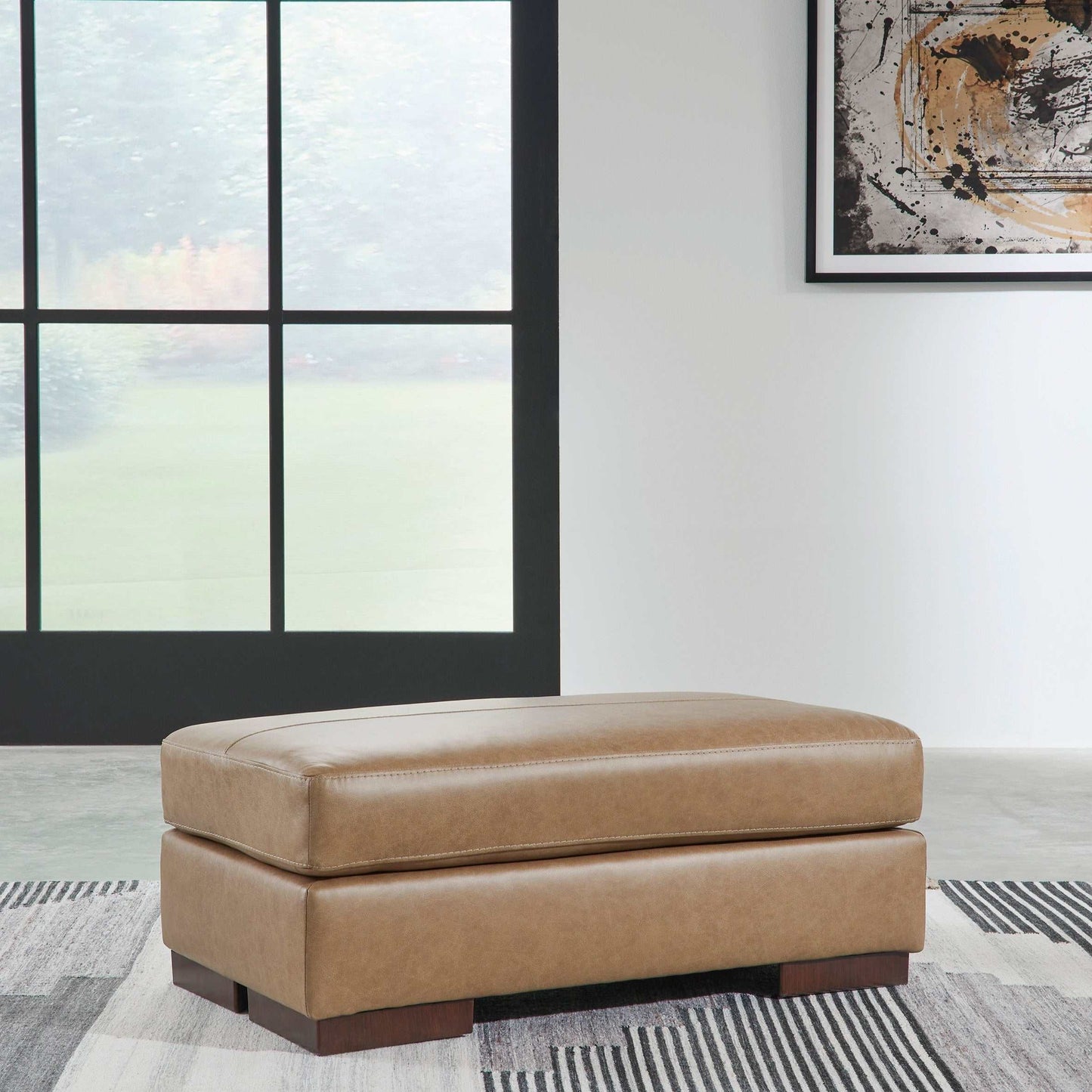 Lombardia Tumbleweed Oversized Chair and Ottoman