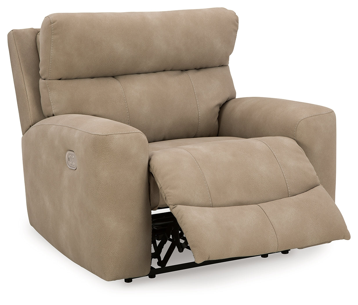 Next-Gen DuraPella Sand Power Recliner with Adj. Headrest