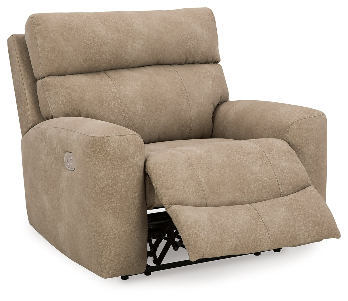 Next-Gen DuraPella Sand Power Recliner with Adj. Headrest