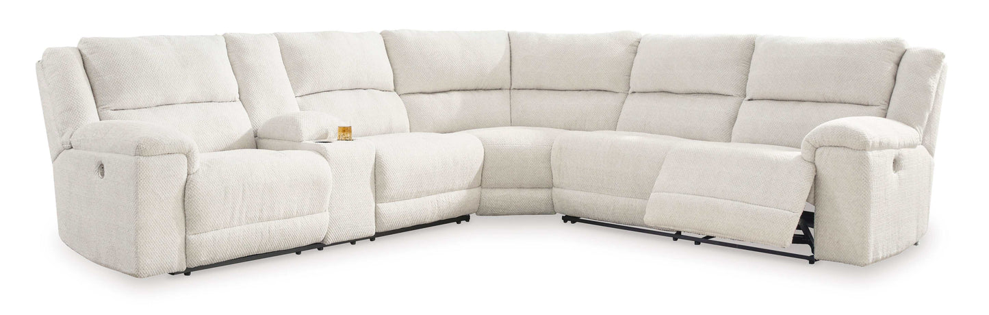 Keensburg Linen 3pc Power Reclining Sectional
