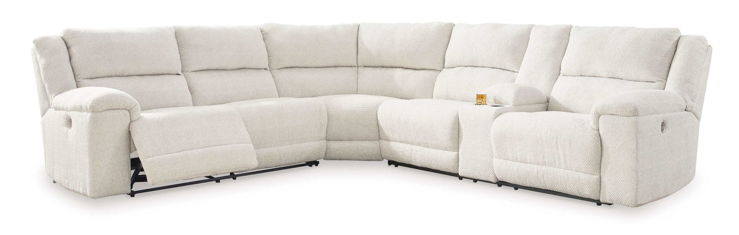 Keensburg Linen 3pc Power Reclining Sectional