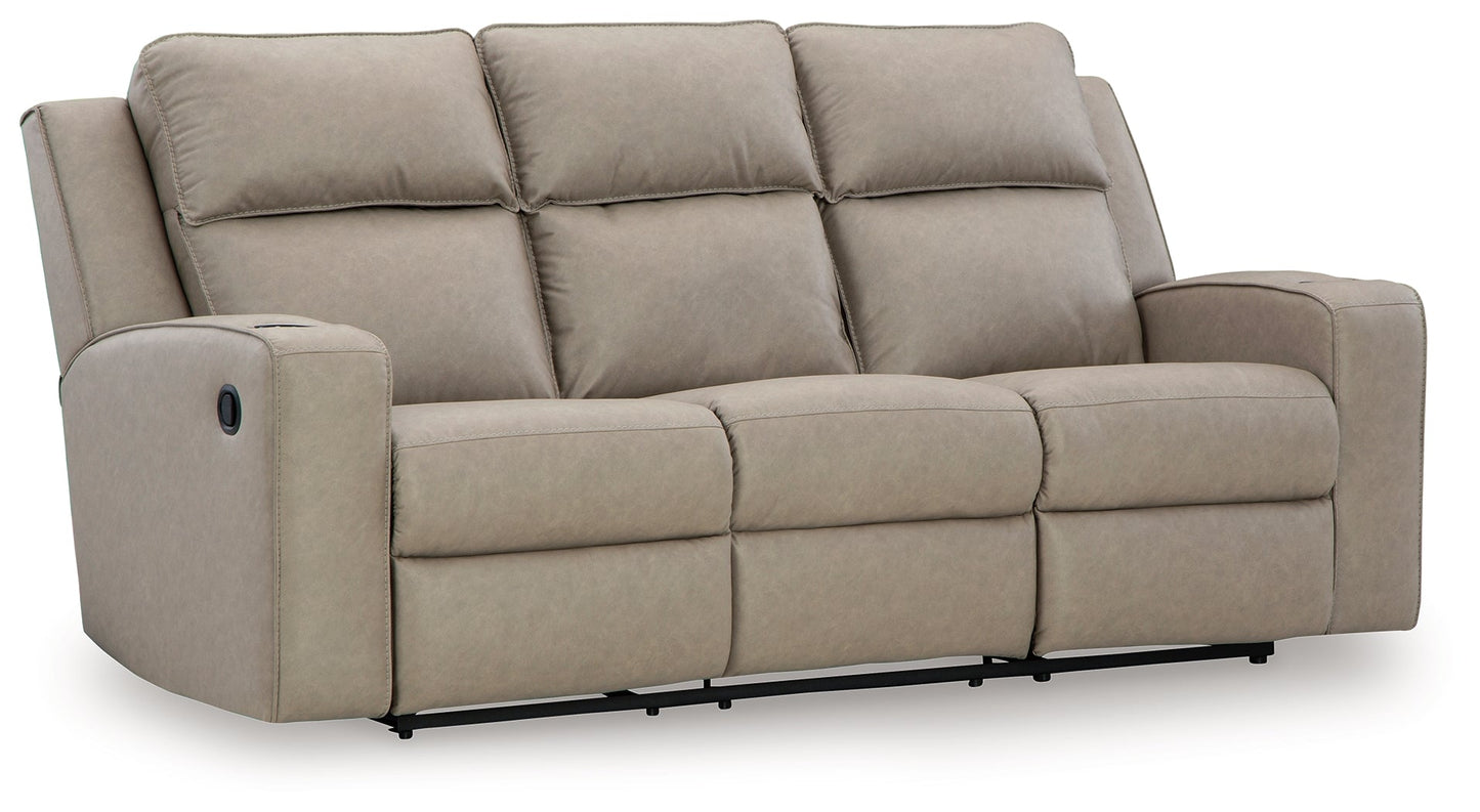 Lavenhorne Gray Reclining Sofa and Loveseat