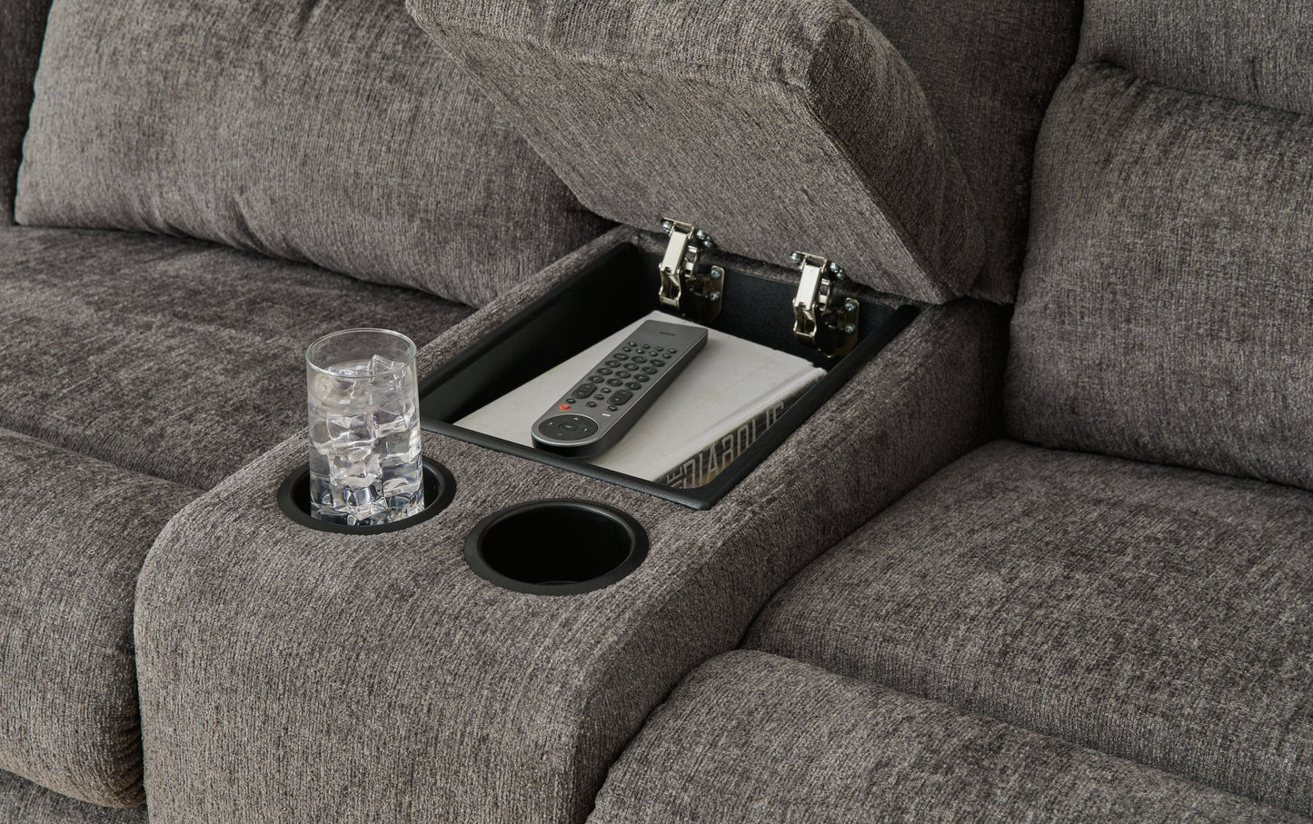 Museum Pewter 2-Piece Reclining Sectional