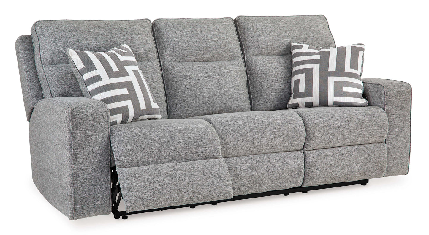 Biscoe Pewter Power Reclining Living Room Set / 2pc
