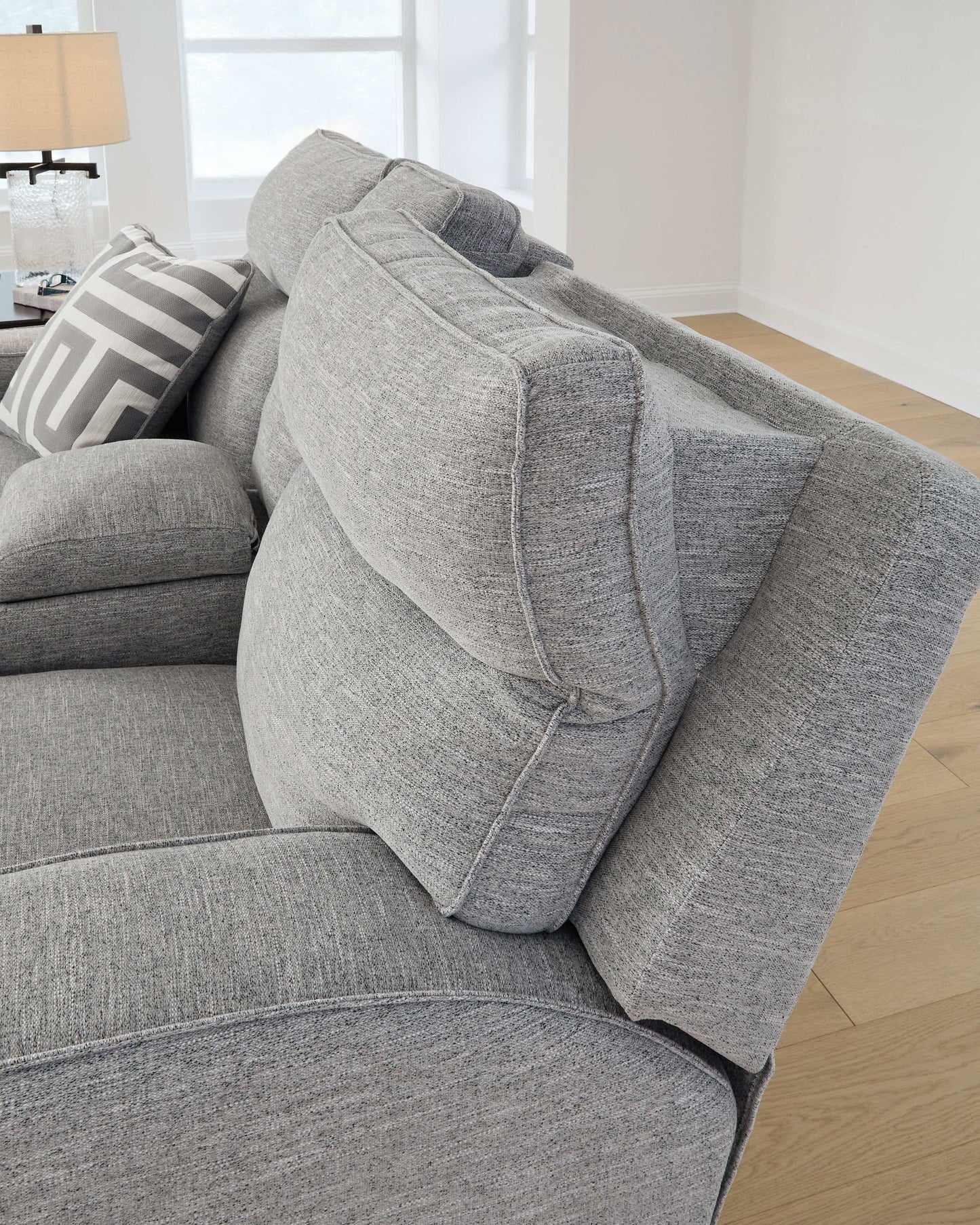 Biscoe Pewter Power Reclining Living Room Set / 2pc