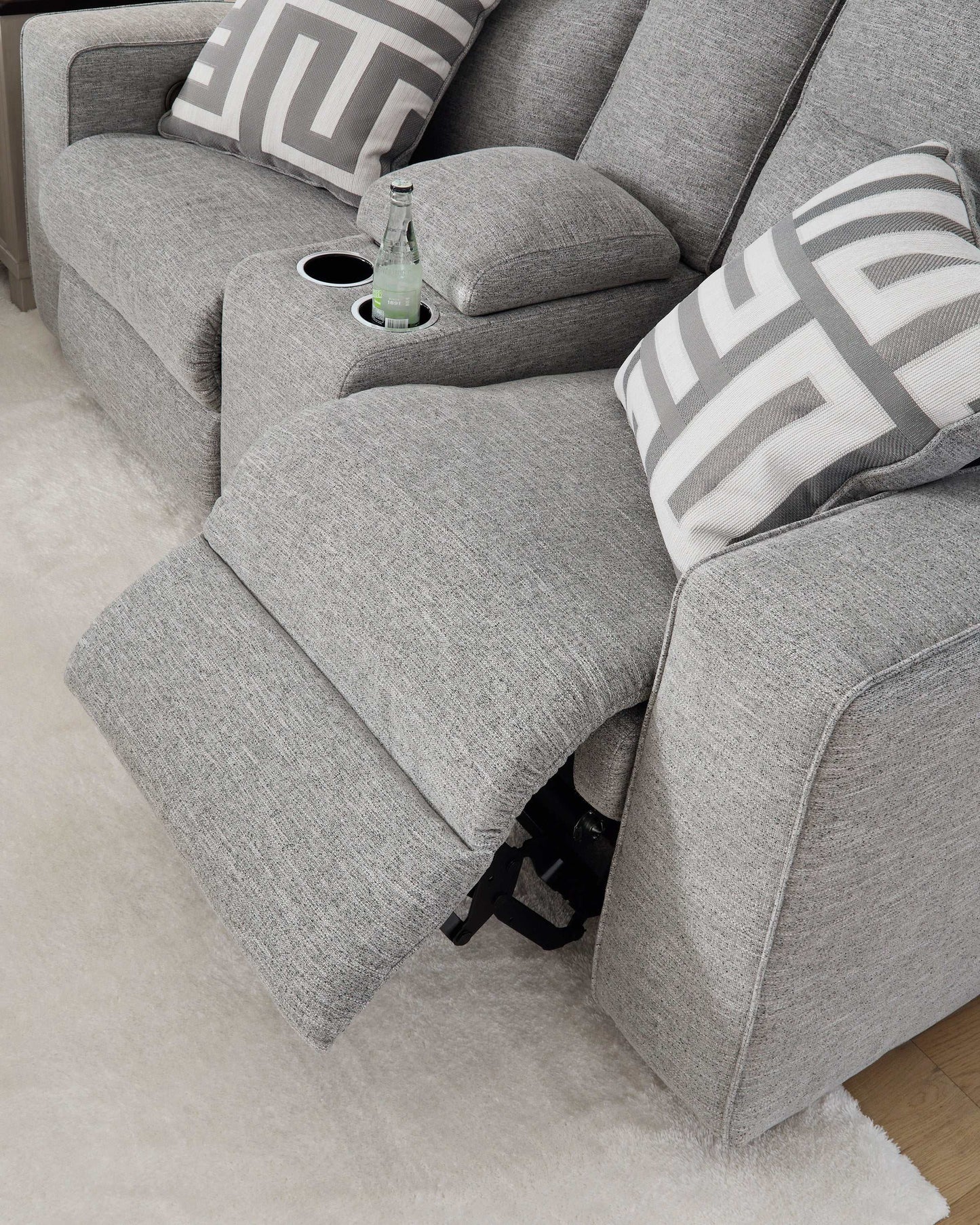 Biscoe Pewter Power Reclining Living Room Set / 2pc