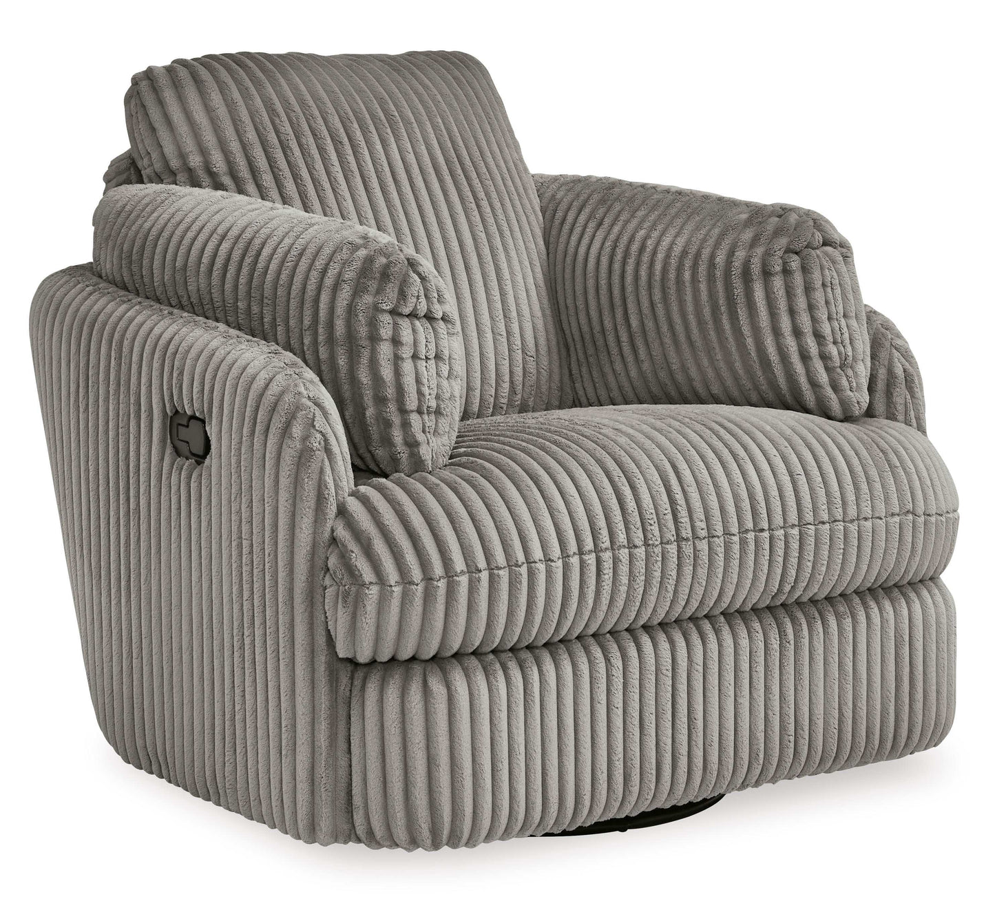 Tie-Breaker Fog Swivel Glider Recliner