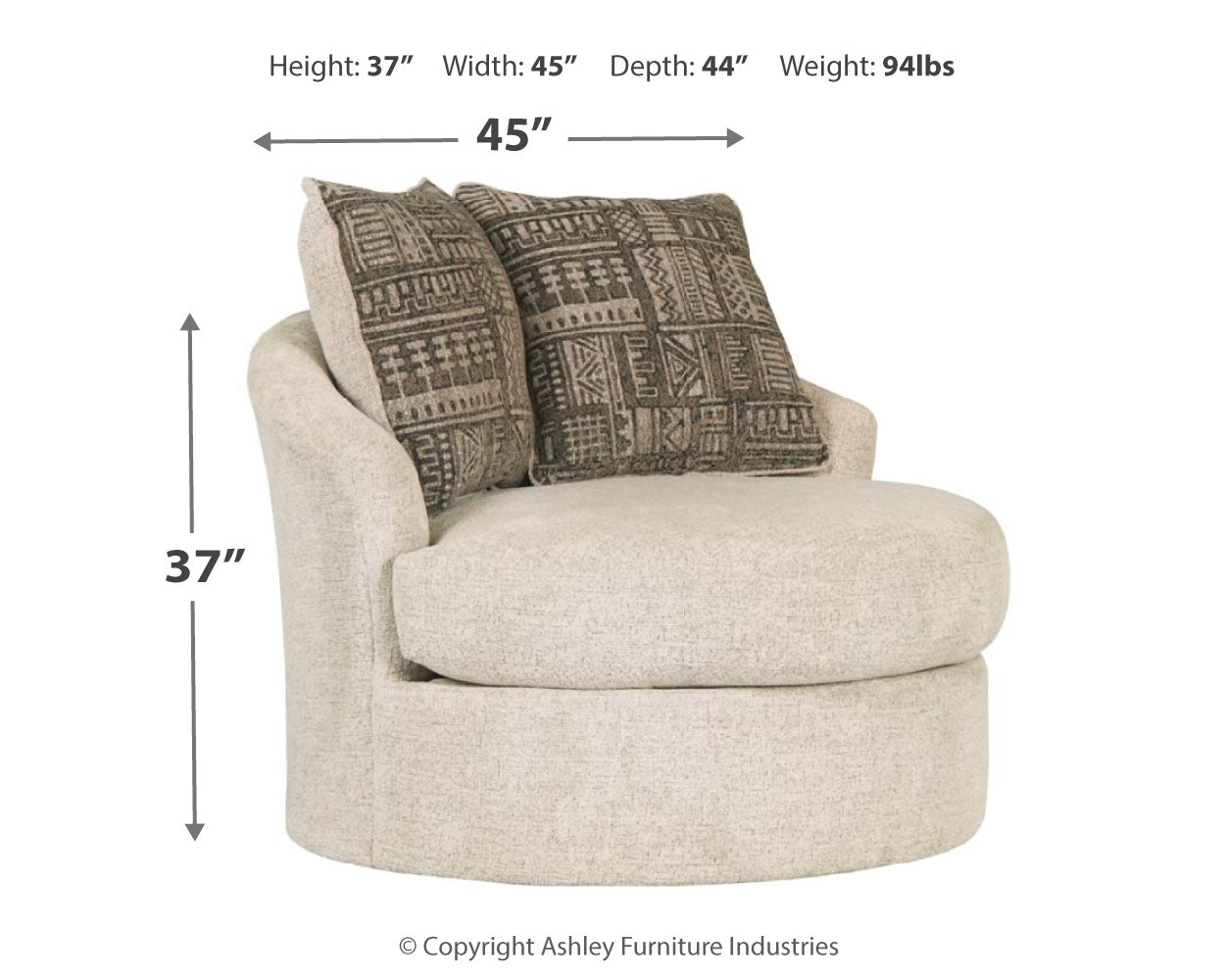 Soletren Stone Sofa, Loveseat and Accent Chair