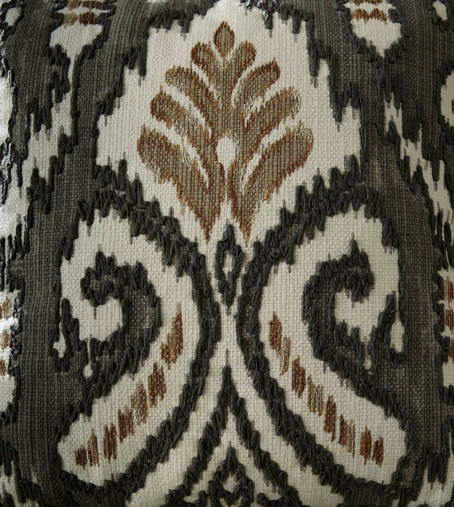 Kaidney Ivory/Gray/Gold Pillow (Set of 4)