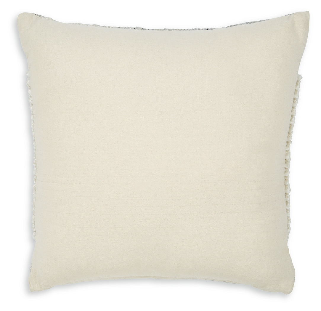 Rowcher Gray/White Pillow