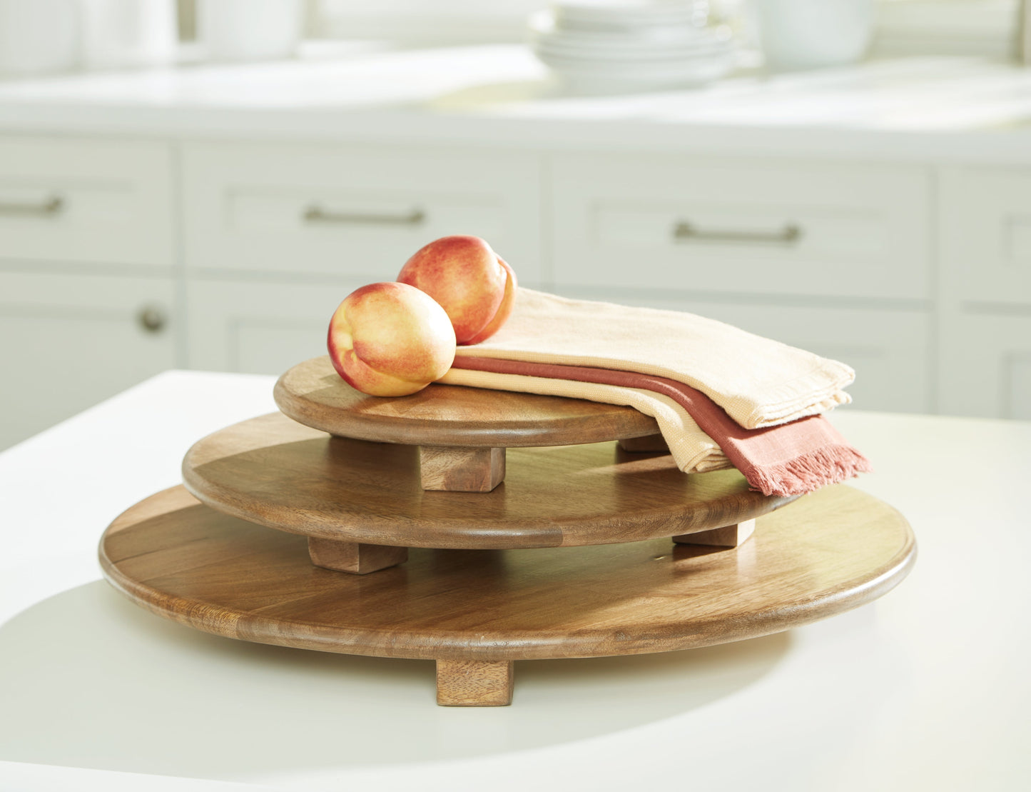 Kaidler Brown Tray Set (Set of 3)