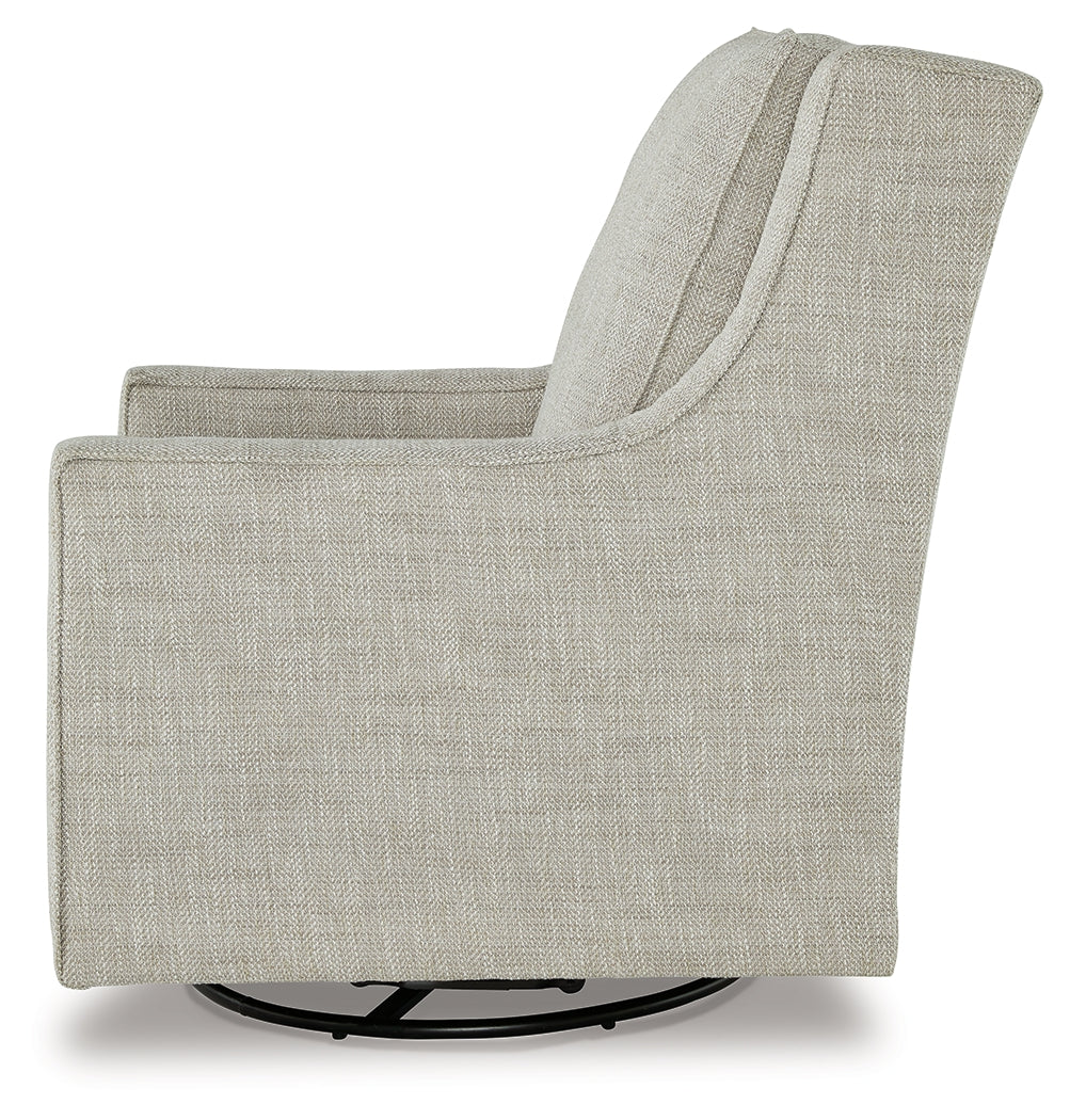 Kambria Fog Swivel Glider Accent Chair