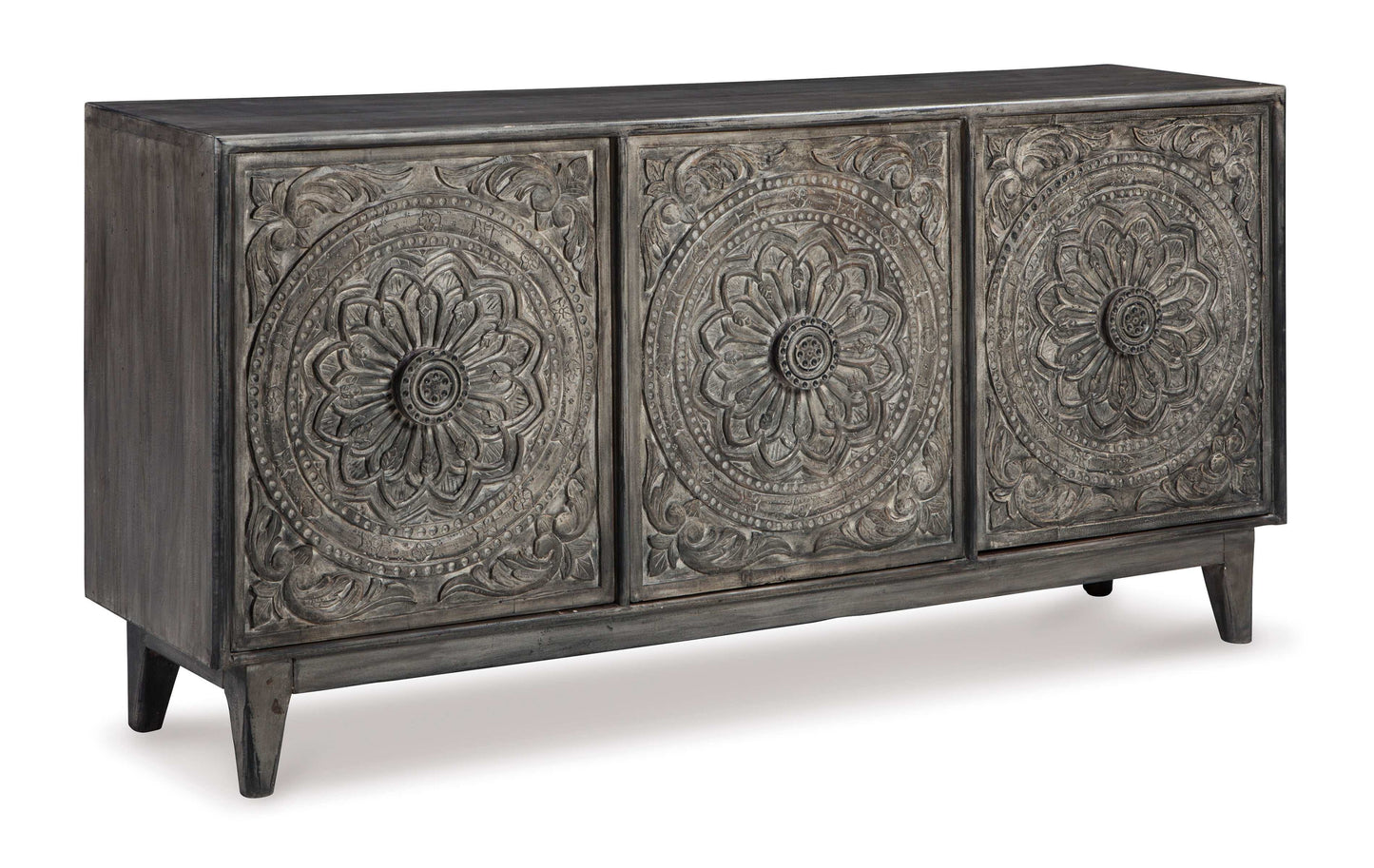 Fair Ridge Dark Brown Accent Cabinet