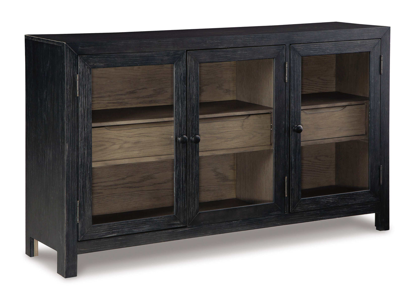 Lenston Black/Gray Accent Cabinet