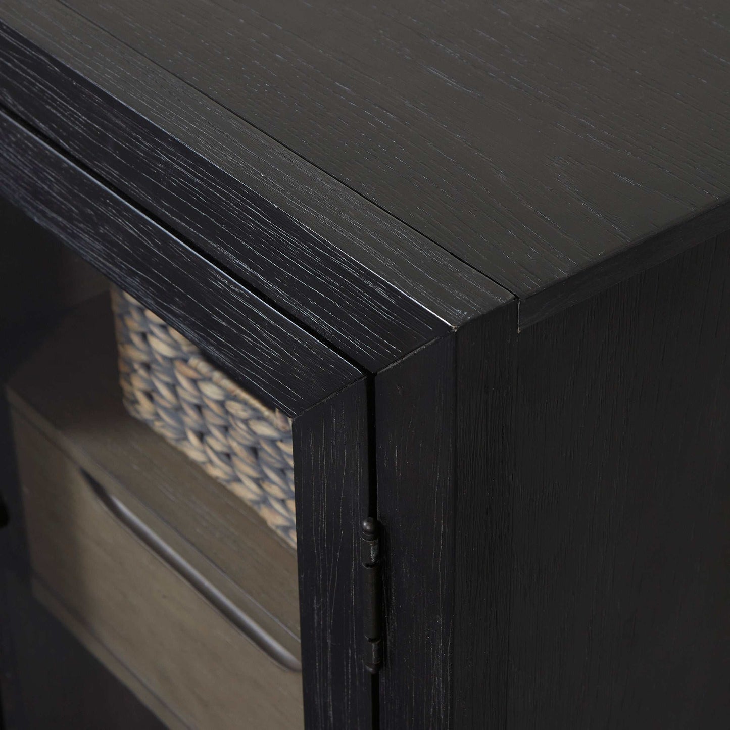 Lenston Black/Gray Accent Cabinet