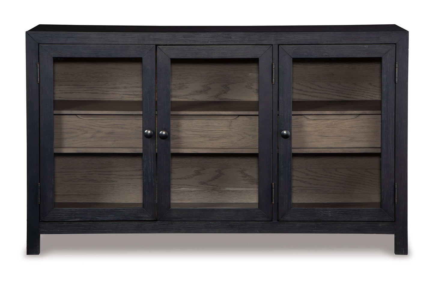 Lenston Black/Gray Accent Cabinet
