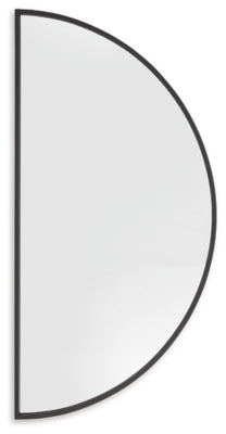 Denlow Black Accent Mirror - Ornate Home