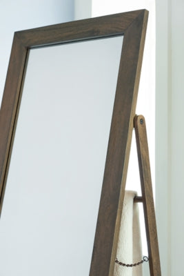 Dirkins Brown Floor Mirror - Ornate Home