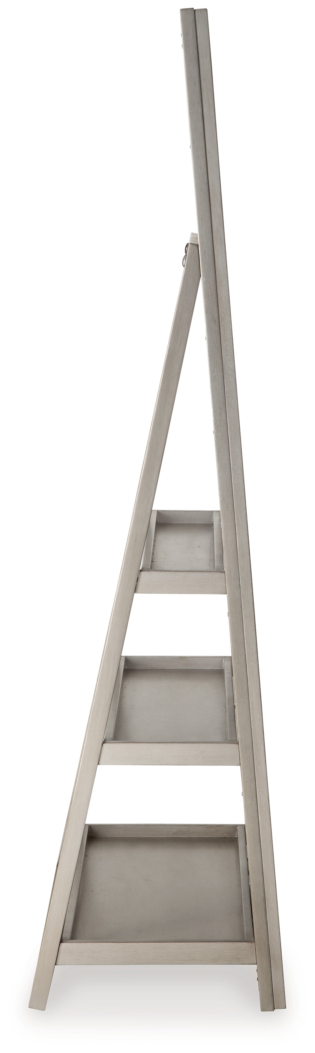 Evesen Champagne Floor Mirror w/ Storage