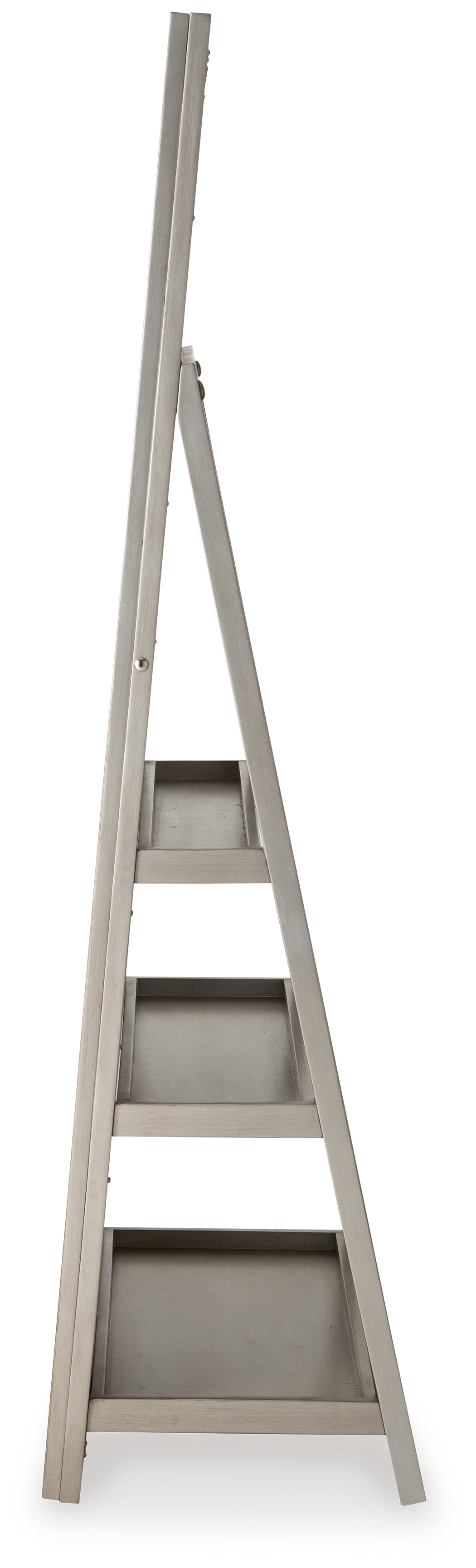 Evesen Champagne Floor Mirror w/ Storage