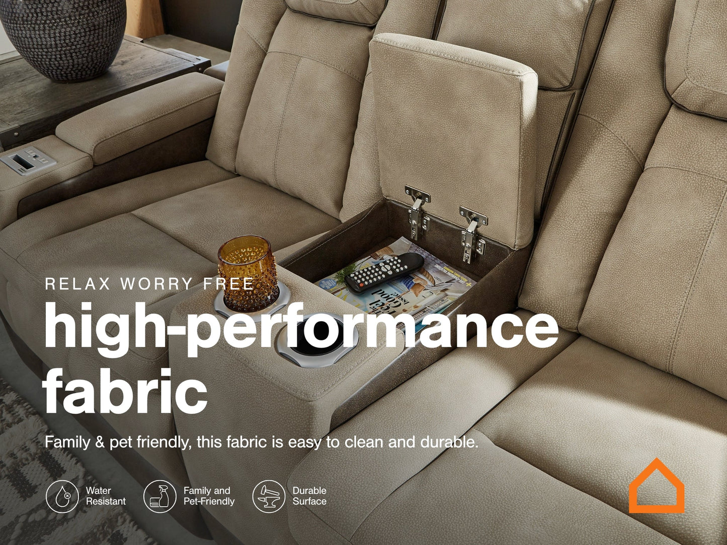 Next-Gen DuraPella Gray Power Reclining Sofa, Loveseat and Recliner Box Arm