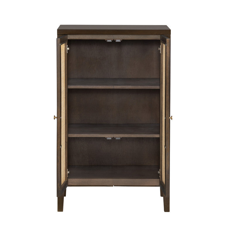 Acadian Brown Two-Door Cabinet - Ornate Home